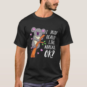 T-shirt J'Aime Vraiment Koalas Ok Koala Lover