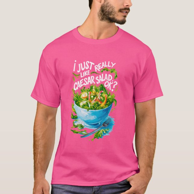 T-shirt J'Aime Vraiment La Salade César Drôle Salade Veget (Devant)