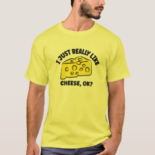 T-shirt J'Aime Vraiment Le Fromage OK