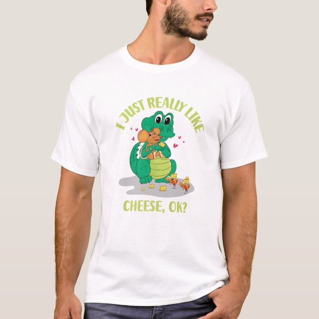 T-shirt J'Aime Vraiment Le Fromage OK (Devant)
