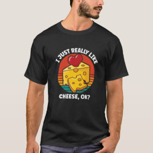 T-shirt J'Aime Vraiment Le Fromage OK