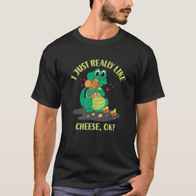 T-shirt J'Aime Vraiment Le Fromage OK (Devant)