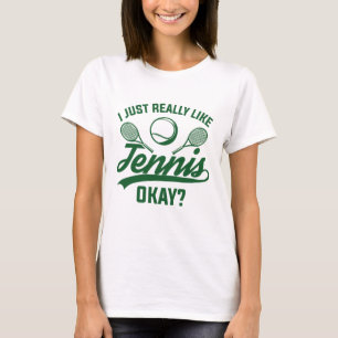 T-shirt J'Aime Vraiment Le Tennis D'Accord
