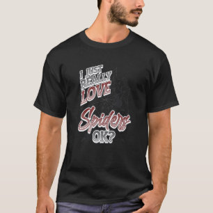 T-shirt J'Aime Vraiment Les Araignées Ok Spider