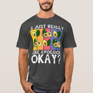 T-shirt J'Aime Vraiment Les Avocats, Ok, Guacamole, Aguac
