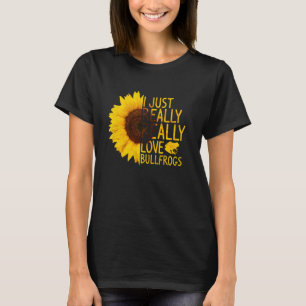 T-shirt J'Aime Vraiment Les Bullfrogs Les Femmes Les Homme