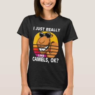 T-shirt J'Aime Vraiment Les Camels Ok Pour Hommes Femmes C