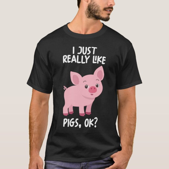 T-shirt J'Aime Vraiment Les Chiens Ok (Devant)