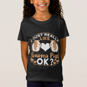 T-Shirt J'Aime Vraiment Les Cochons De Guinée D'Accord ?