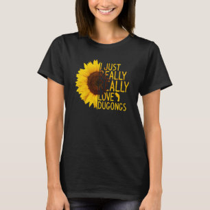 T-shirt J'Aime Vraiment Les Dugongs Femmes Hommes Manatee 