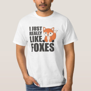 T-shirt J'Aime Vraiment Les Foxes Les Beaux Animaux Le Ren