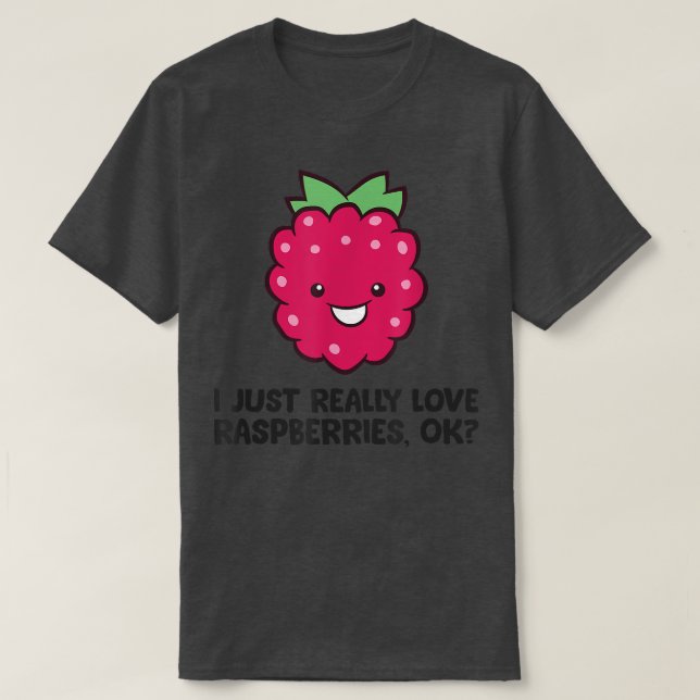 T-shirt J'Aime Vraiment Les Framboises, Les Framboises Fru (Design devant)