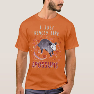 T-shirt J'Aime Vraiment Les Opossum
