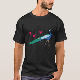 T-shirt J'Aime Vraiment Les Peacocks Ok Funny Peacock