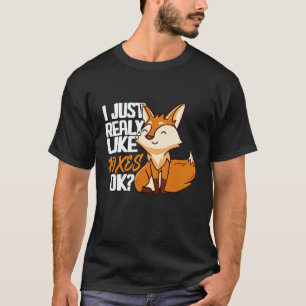T-shirt J'Aime Vraiment Les Renards Ok Animaux Mignons Fox