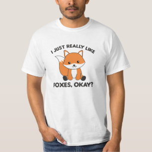 T-shirt J'Aime Vraiment Les Renards Ok Funny Fox