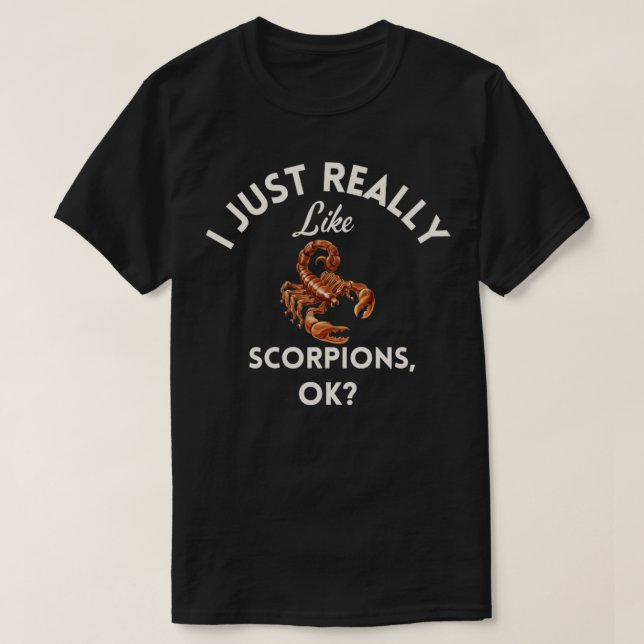 T-shirt J'Aime Vraiment Les Scorpions Ok1 (Design devant)