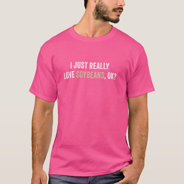 T-shirt J'Aime Vraiment Les Soja Drôle (Devant)