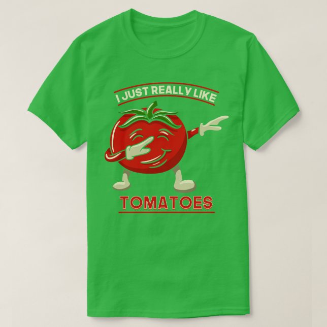 T-shirt J'Aime Vraiment Les Tomates (Design devant)