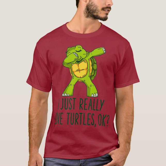 T-shirt J'Aime Vraiment Les Tortues (Devant)