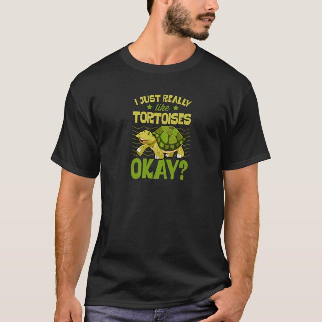 T-shirt J'Aime Vraiment Les Tortues (Devant)