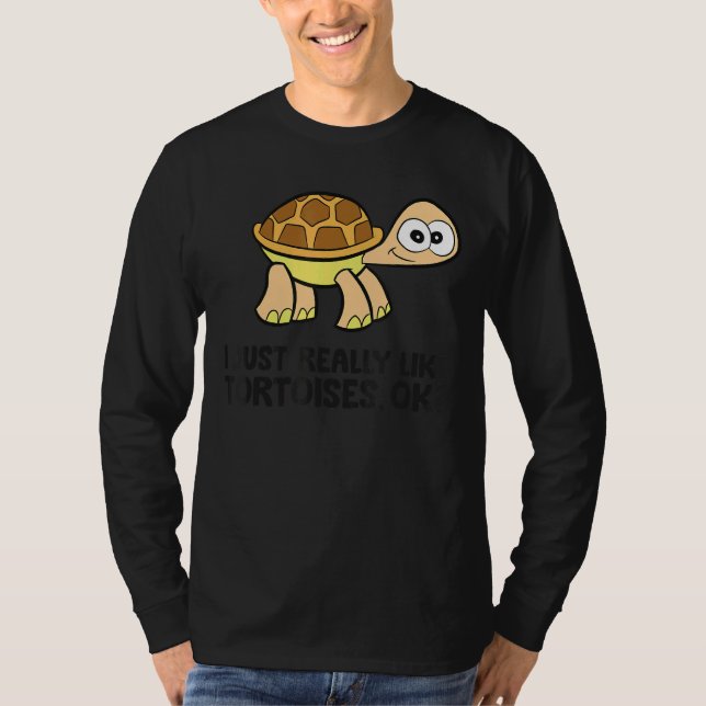 T-shirt J'Aime Vraiment Les Tortues Ok Les Tortues (Devant)
