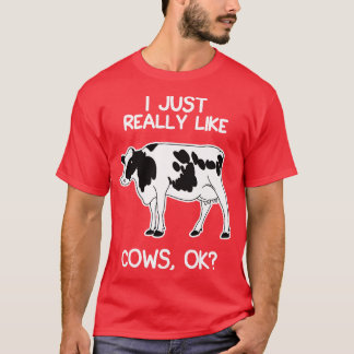 T-shirt J'Aime Vraiment Les Vaches
