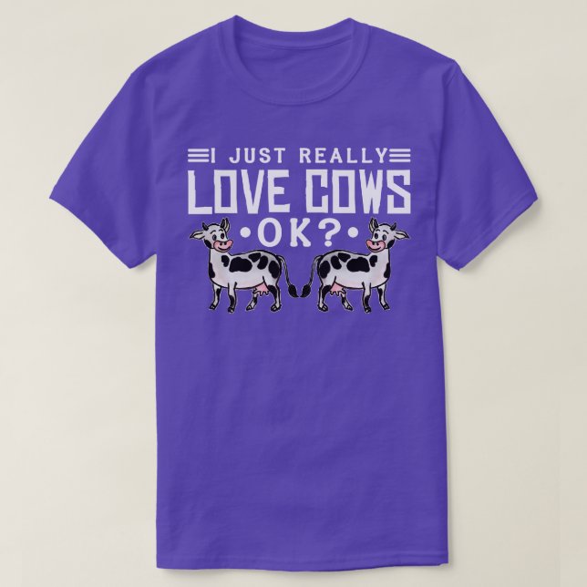T-shirt J'Aime Vraiment Les Vaches (Design devant)