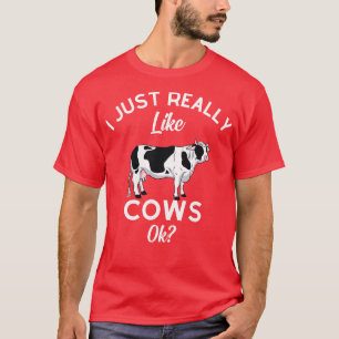 T-shirt J'Aime Vraiment Les Vaches Ok