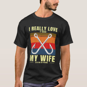 T-shirt J'aime vraiment ma femme laisse