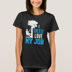 T-shirt J'Aime Vraiment Mon Travail Bûcheron