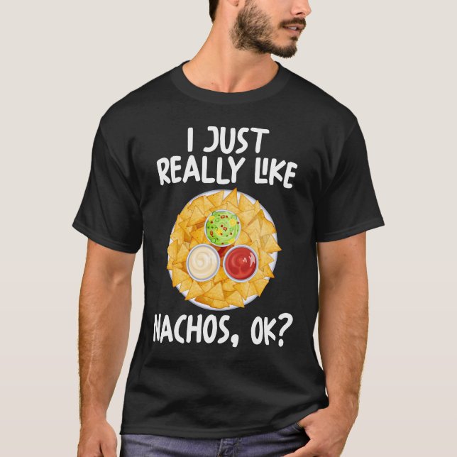 T-shirt J'Aime Vraiment Nachos Ok (Devant)