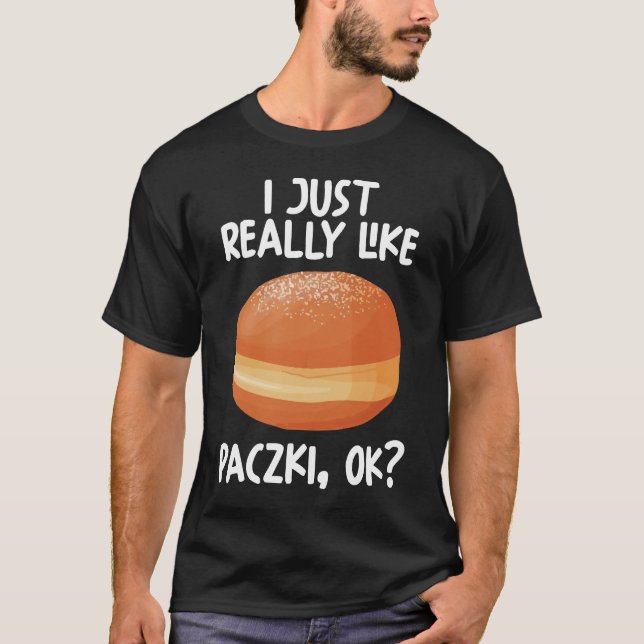 T-shirt J'Aime Vraiment Paczki Ok (Devant)