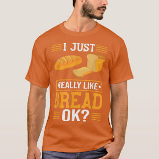 T-shirt J'Aime Vraiment Pain Ok Cuisinier Chef Pain Mak
