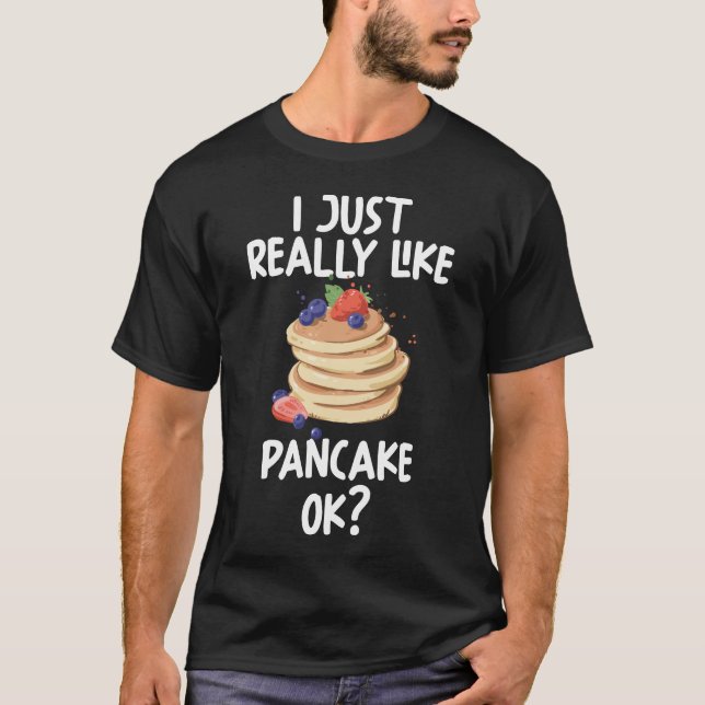 T-shirt J'Aime Vraiment Pancake Ok (Devant)