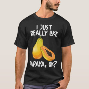 T-shirt J'Aime Vraiment Papaya Ok
