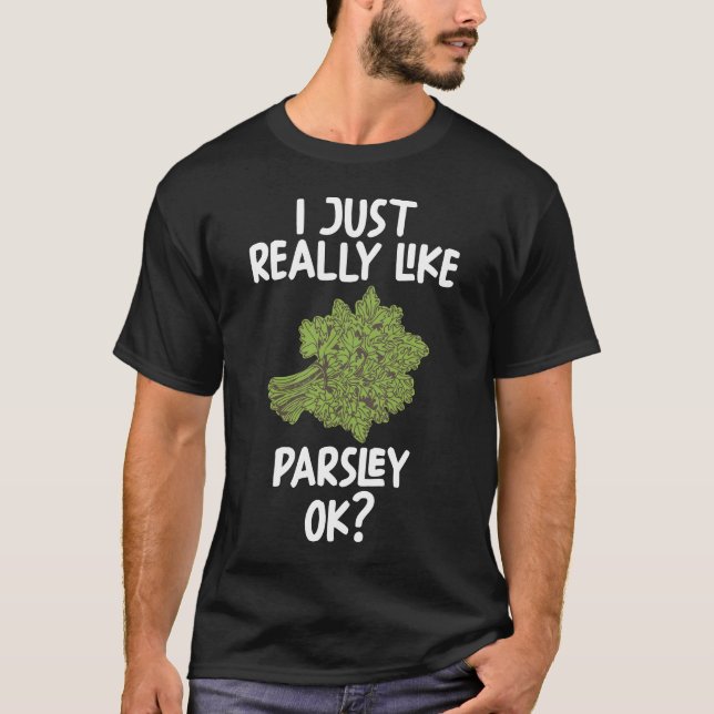 T-shirt J'Aime Vraiment Parsley Ok (Devant)