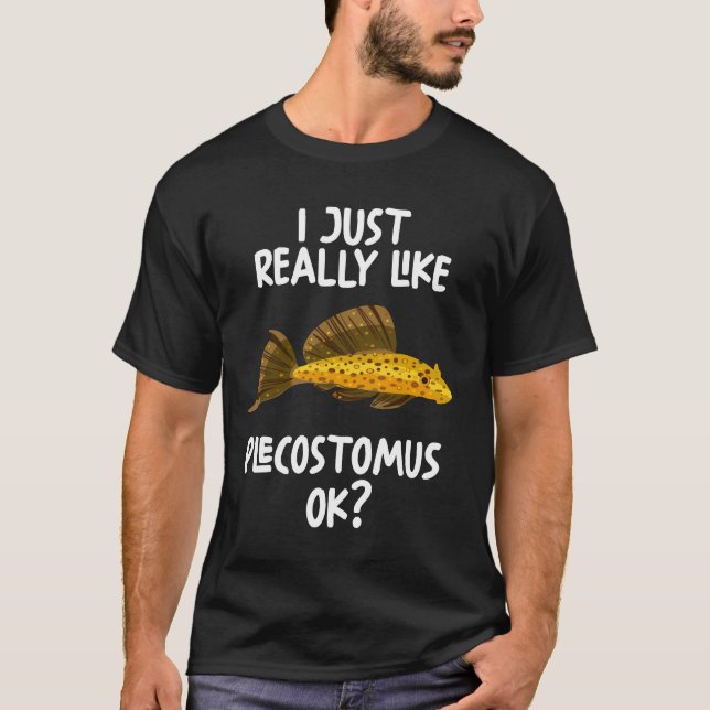 T-shirt J'Aime Vraiment Plecostomus Ok (Devant)