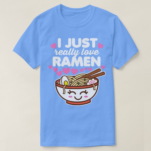 T-shirt J'Aime Vraiment Ramen (Design devant)