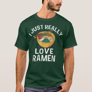 T-shirt J'Aime Vraiment Ramen Cuisine Japonaise Kawaii Ani