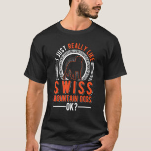 T-shirt J'Aime Vraiment Swiss Mountain Dog