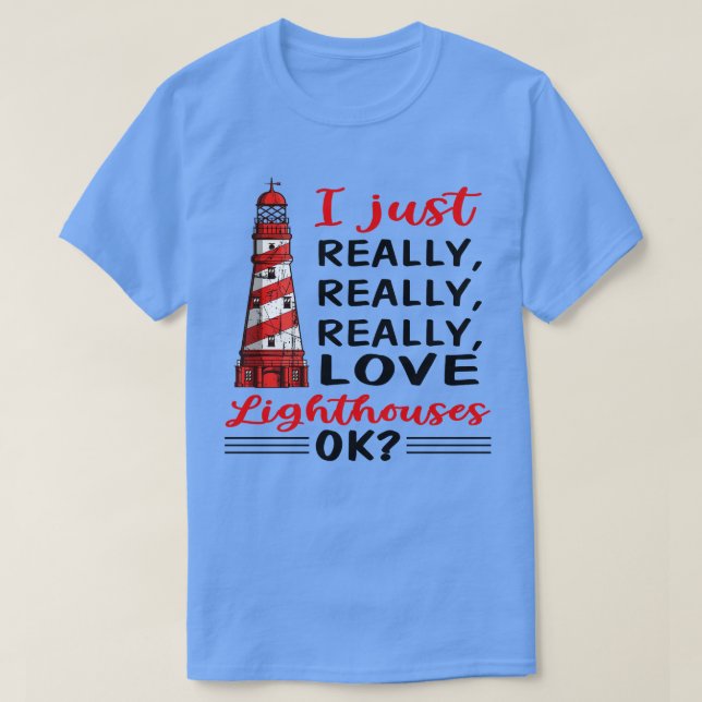 T-shirt J'Aime Vraiment Vraiment Les Phare (Design devant)