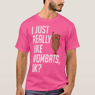 T-shirt J'Aime Vraiment Wombats Aime Wombat