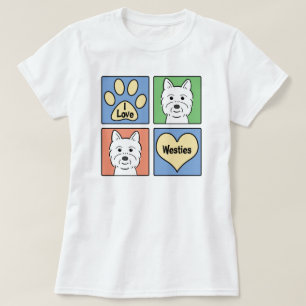 T-shirt J'aime Westies