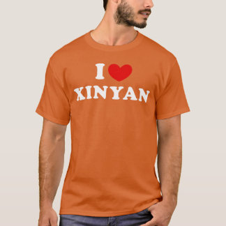 T-shirt J'aime Xinyan Je cœur Xinyan amis
