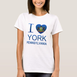 T-shirt J'aime York, PA