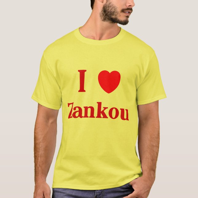 T-shirt J'aime Zankou ! - Customisé (Devant)
