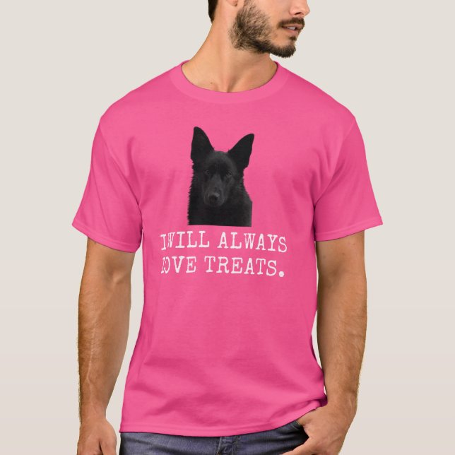 T-shirt J'Aimerai Toujours Les Traitements. Drôle chien pa (Devant)