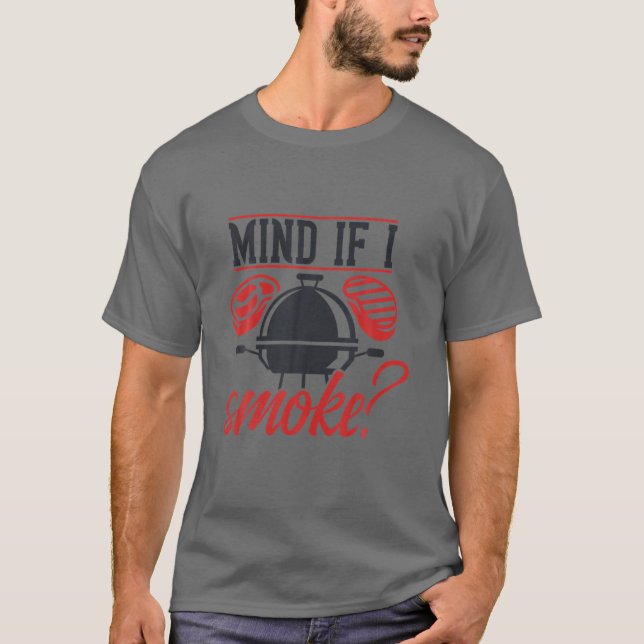 T-shirt J'Aimerais Fumer | Funny BBBQ Smoker (Devant)