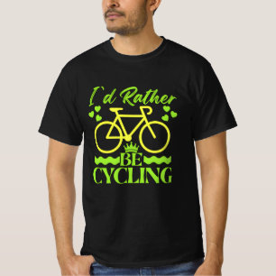 T-shirt j'aimerais mieux faire du vélo